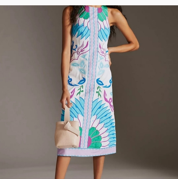 Maeve xs deco midi dress